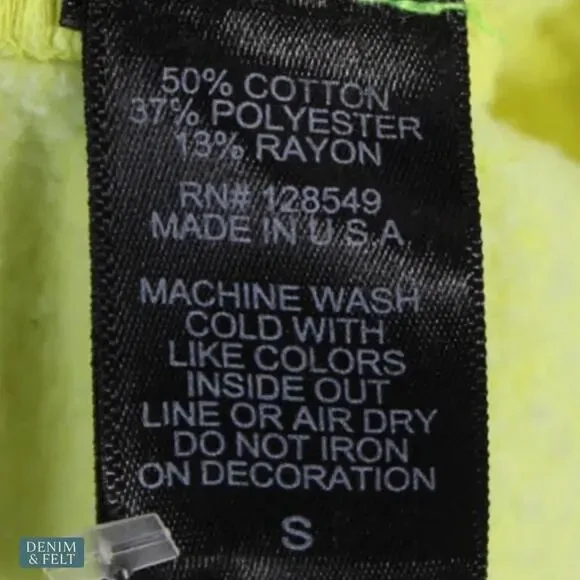 Aviator Nation Neon Yellow Checkered Stripe Sweatpants Jogger Retro Rare Small - Picture 15 of 16